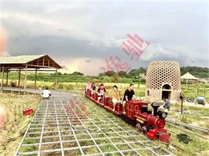 景區(qū)里的觀光小火車