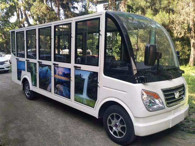 14座全封閉電動(dòng)觀光車-透明門 14座全封閉電動(dòng)觀光車-透明門